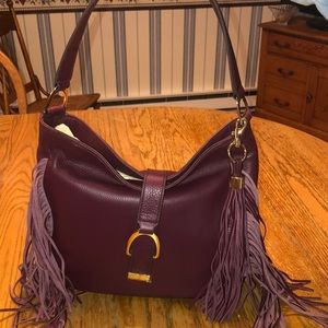 GILLI leather burgundy purse NEW